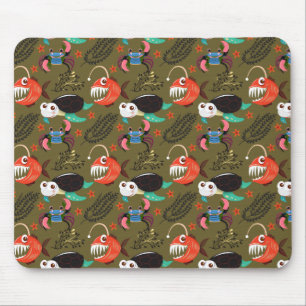 Tapis De Souris Motif d'animaux aquatiques   vie sous-marine en me