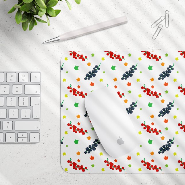 Tapis De Souris Motif de baies, groseille, myrtille, fruit (Créateur téléchargé)