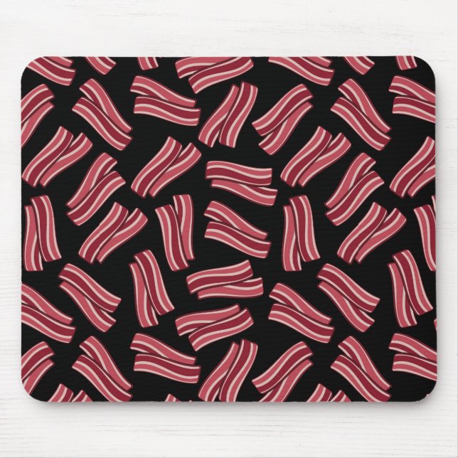 Tapis De Souris Motif de bandes de lard (Devant)
