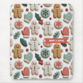 Tapis De Souris Motif de biscuit de Noël mignon