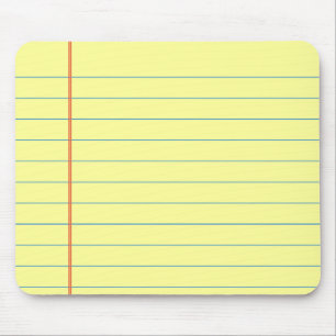 Tapis De Souris Motif de bloc-notes juridique
