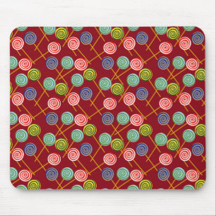 Tapis De Souris Motif de bonbons motif Lollies lollipop 10