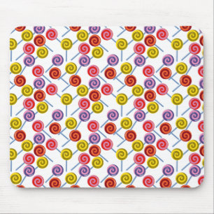 Tapis De Souris Motif de bonbons   motif Lollies   lollipop 2