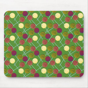 Tapis De Souris Motif de bonbons motif Lollies lollipop 58