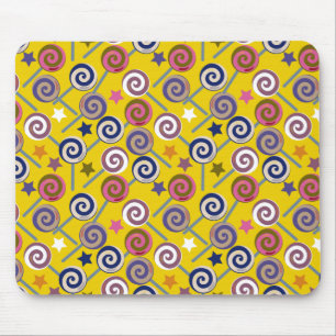 Tapis De Souris Motif de bonbons motif Lollies lollipop 60