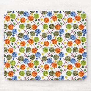 Tapis De Souris Motif de bonbons motif Lollies lollipop 61