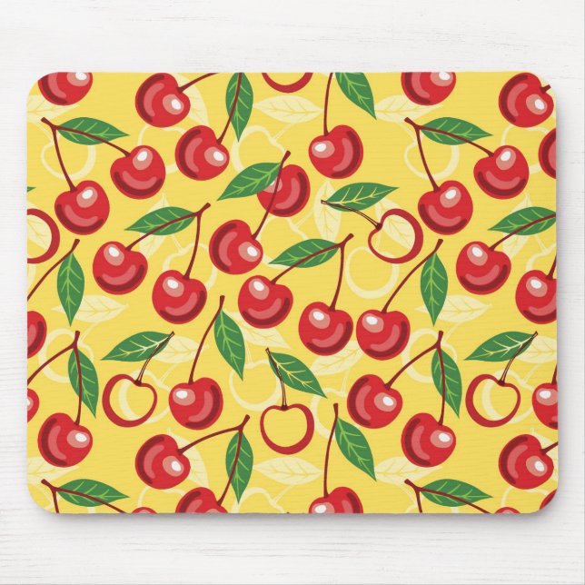 Tapis De Souris motif de cerisier (Devant)