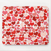 Motif de coeur rouge moderne