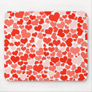 Tapis De Souris Motif de coeur rouge Valentine très tendance