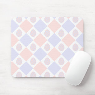 Tapis De Souris Motif de diamants de Pâques avec Oeufs décorés