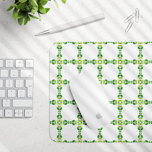 Tapis De Souris Motif de feuille, motif de feuilles, feuilles vert
