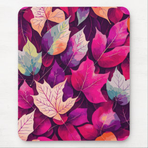 Tapis De Souris Motif de feuilles d'automne colorées-68218