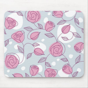 Tapis De Souris Motif de fleurs