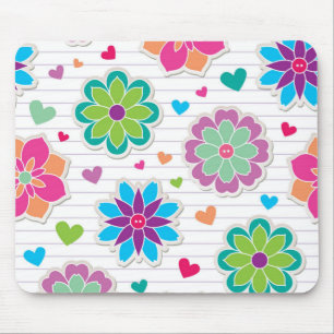 Tapis De Souris Motif de fleurs