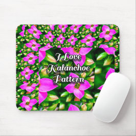 Tapis De Souris Motif de fleurs tropicales roses