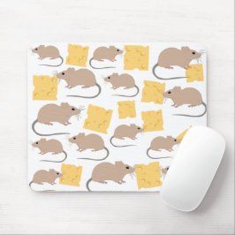 Tapis De Souris Motif de fromage mignon rongeur de la souris