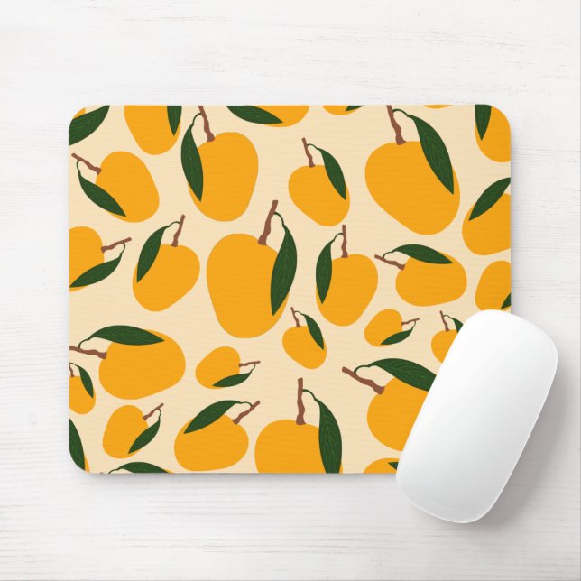 Tapis De Souris Motif de fruits d'été Mango (Avec souris)
