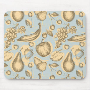 Tapis De Souris motif de fruits Vintages