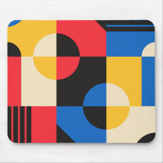 Tapis De Souris Motif de géométrie Bauhaus