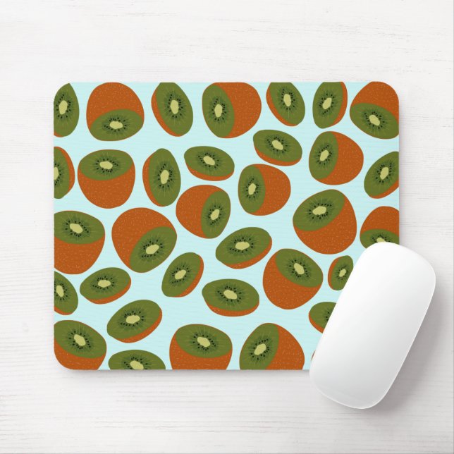 Tapis De Souris Motif de Kiwifruit (Avec souris)