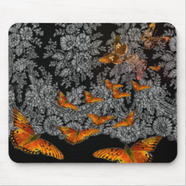 TAPIS DE SOURIS MOTIF DE LACE ANTIQUE AVEC PAPIERS À SOURIS