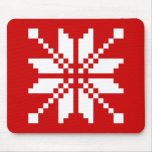 Tapis De Souris Motif de Noël des flocs de neige de Noël