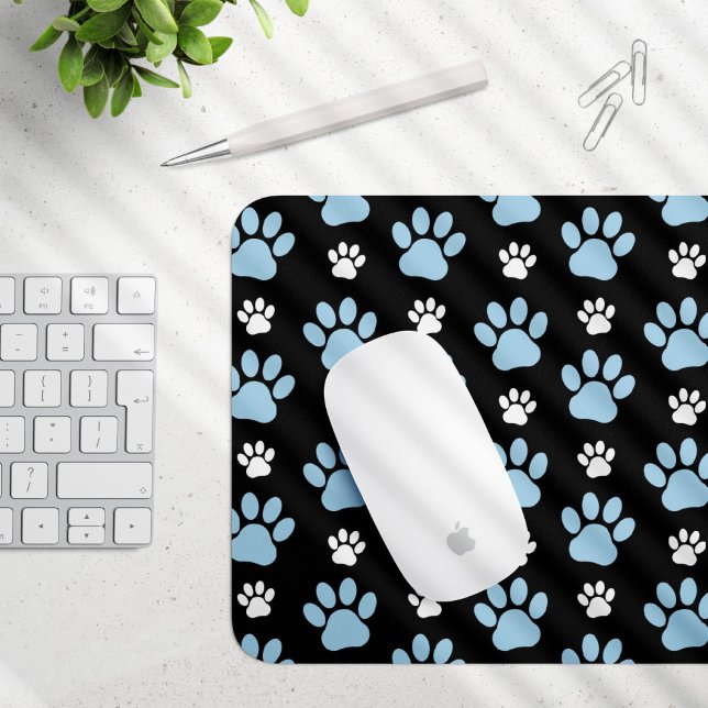 Tapis De Souris Motif De Pailles, Paniers Bleus, Pailles De Chien, (Créateur téléchargé)