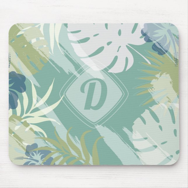 Tapis De Souris Motif de palme tropical (Devant)
