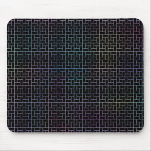 Tapis De Souris Motif de panier coloré abstrait moderne élégant