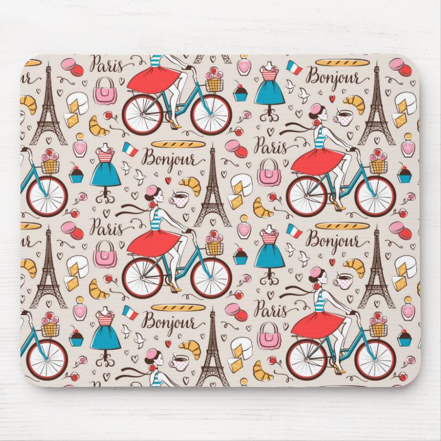 Tapis De Souris Motif de Paris France (Devant)
