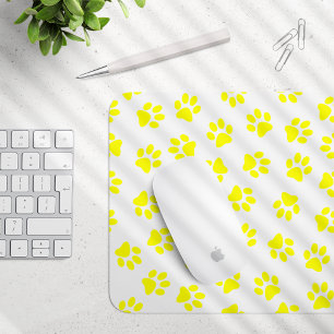 Tapis De Souris Motif De Pâtes, Patrouilles De Chien, Paws Jaunes