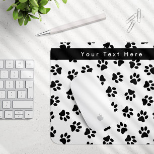 Tapis De Souris Motif de pattes, pattes de chien, pattes de chat,