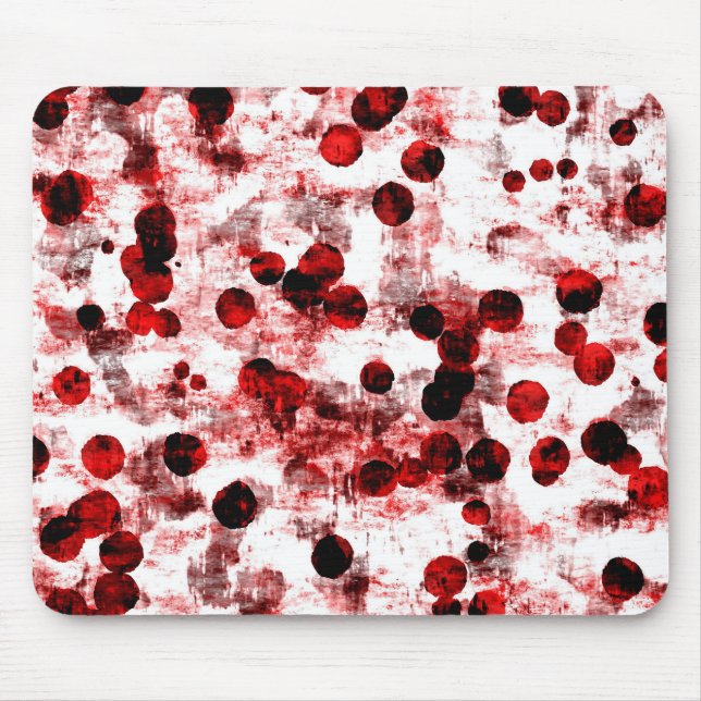 Tapis De Souris Motif de points aquarelle (Devant)