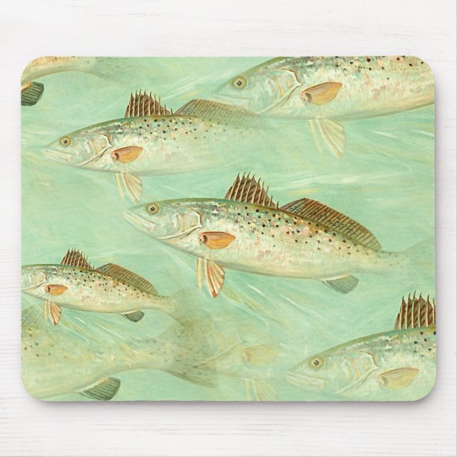 Tapis De Souris Motif de poisson basse (Devant)