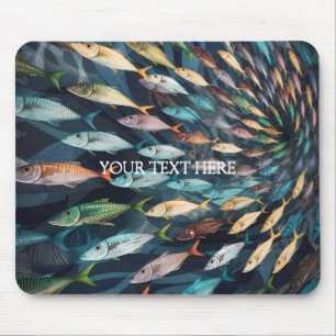 Tapis De Souris Motif de poisson Whimsical