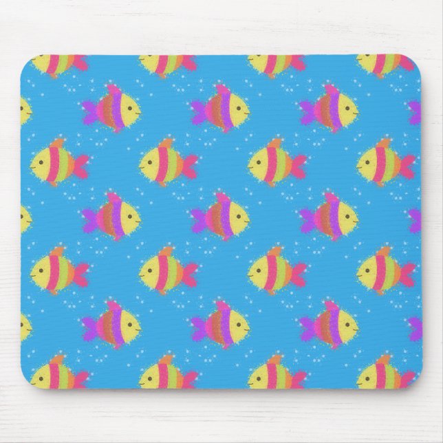 Tapis De Souris Motif de poissons (Devant)