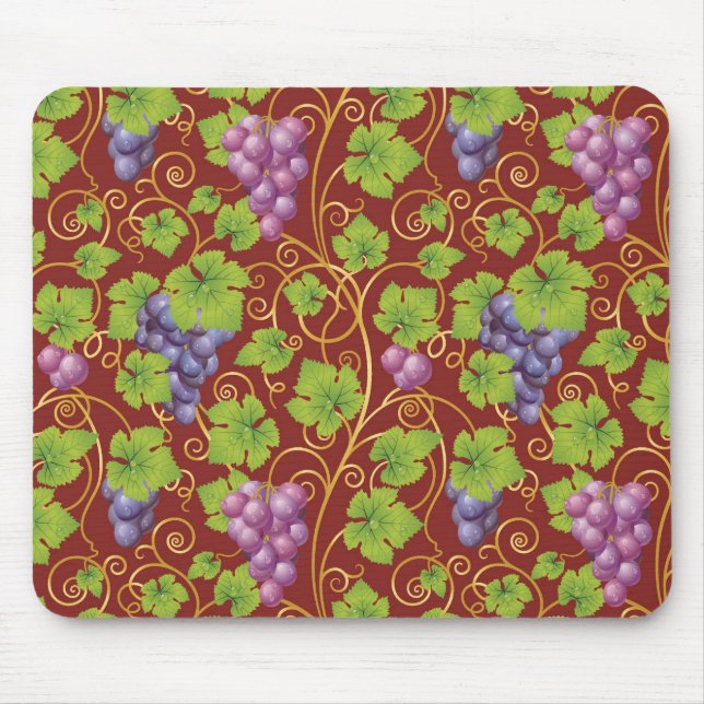 Tapis De Souris Motif de raisin (Devant)