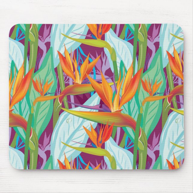 Tapis De Souris Motif de Strelitzia (Devant)