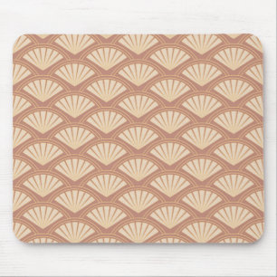Tapis De Souris Motif de style Art déco en rose