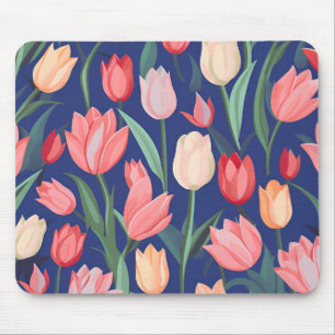 Tapis De Souris Motif de tulipes