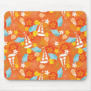 Tapis De Souris Motif de voilier tropical