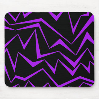 Tapis De Souris motif de zigzag géométrique Abstrait, audacieux et
