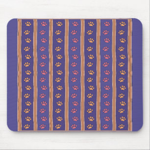 Tapis De Souris Motif d'empreinte de patte