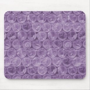 Tapis De Souris Motif d'enveloppement de bulle violette