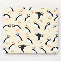 Motif des oiseaux de Puffin
