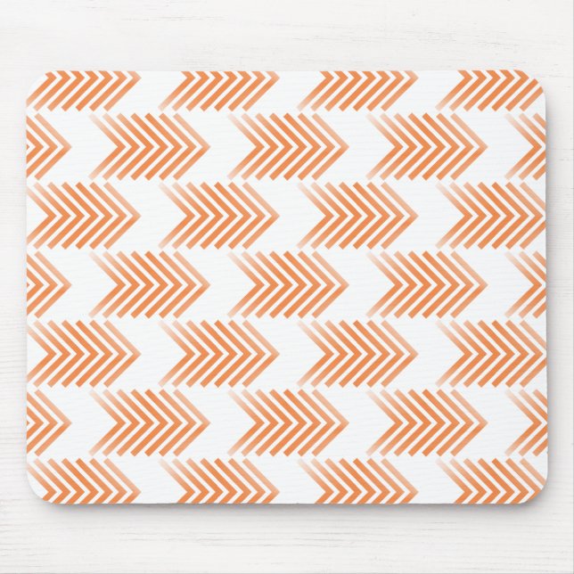 Tapis De Souris Motif d'Flèche de la tribu orange (Devant)