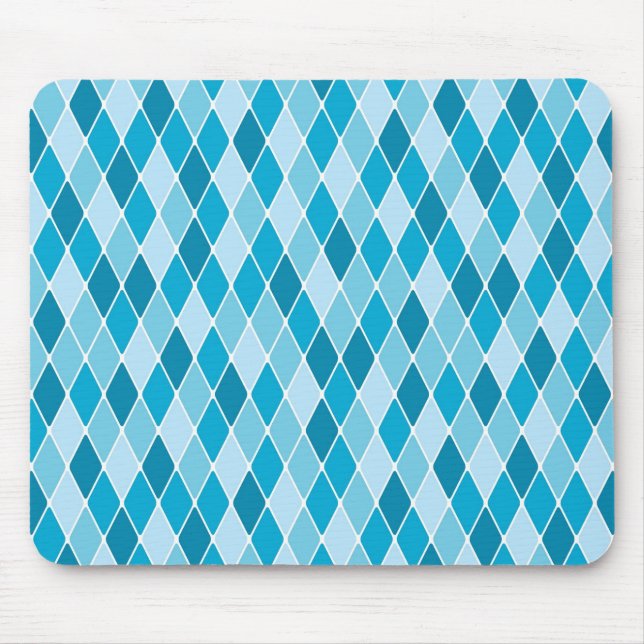 Tapis De Souris Motif d'hiver de harlequin (Devant)