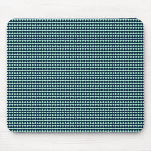 Tapis De Souris Motif diamant répétitif bleu et menthe marin