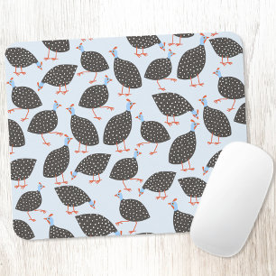Tapis De Souris Motif d'oiseaux de Guinée Fowl