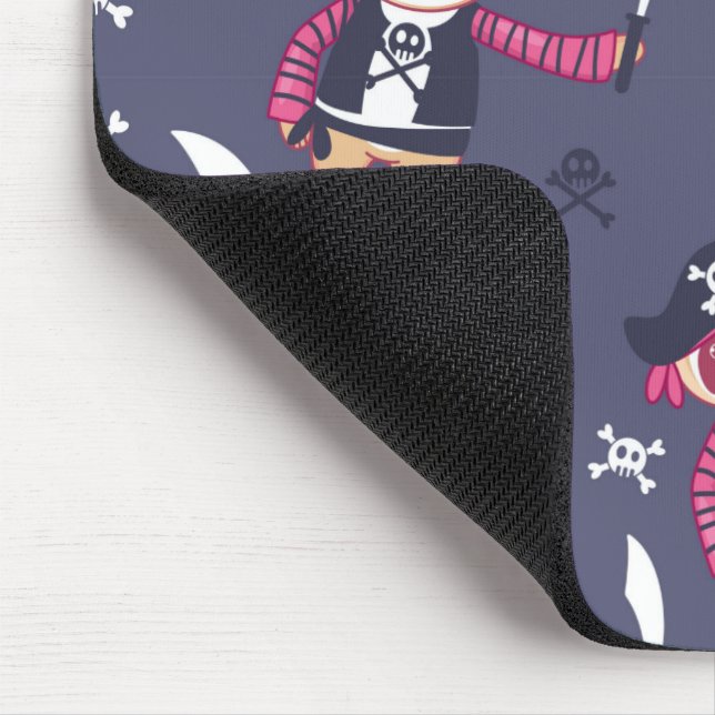 Tapis De Souris Motif d'ours Panda Pirate (Coin)